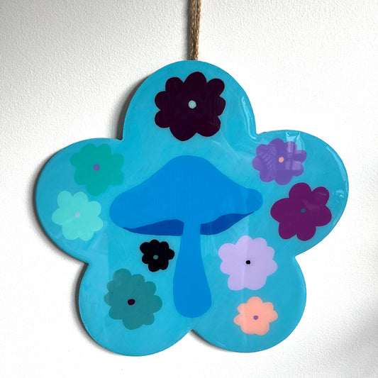 'Fungo Blu' Original Painting by Haley Ashby