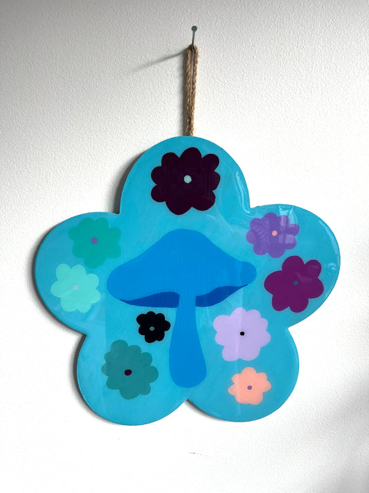 'Fungo Blu' Original Painting by Haley Ashby