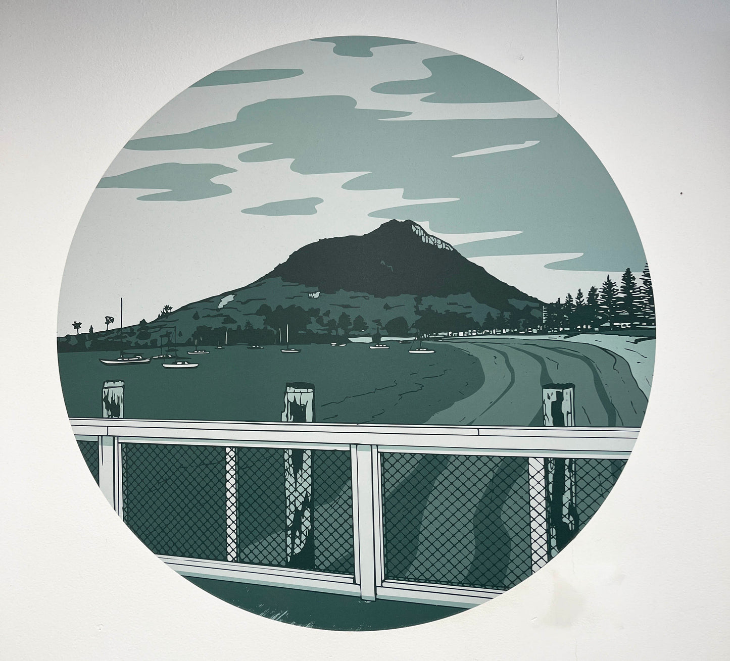 Mount Maunganui Removable Poster Dot