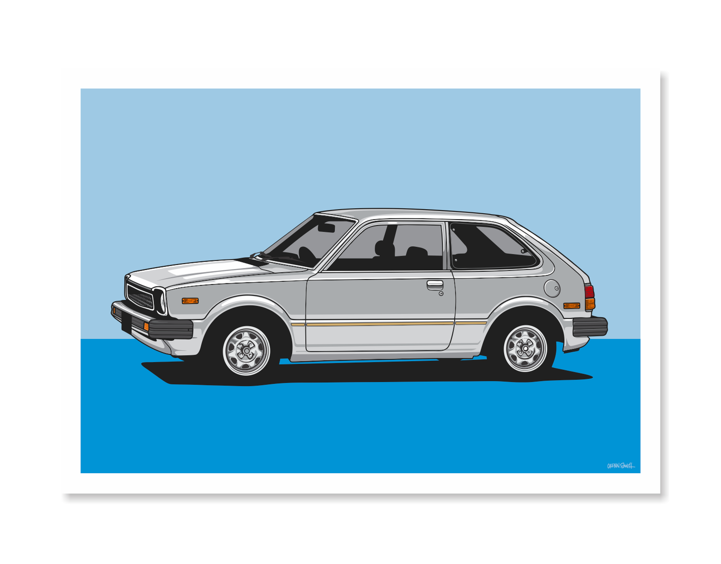 Honda Civic Art Print