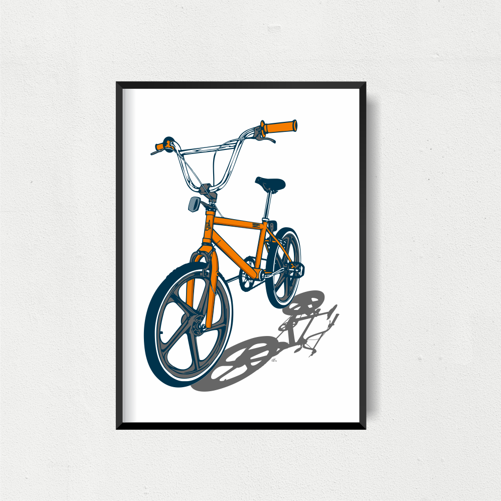 DA BMX Art Print