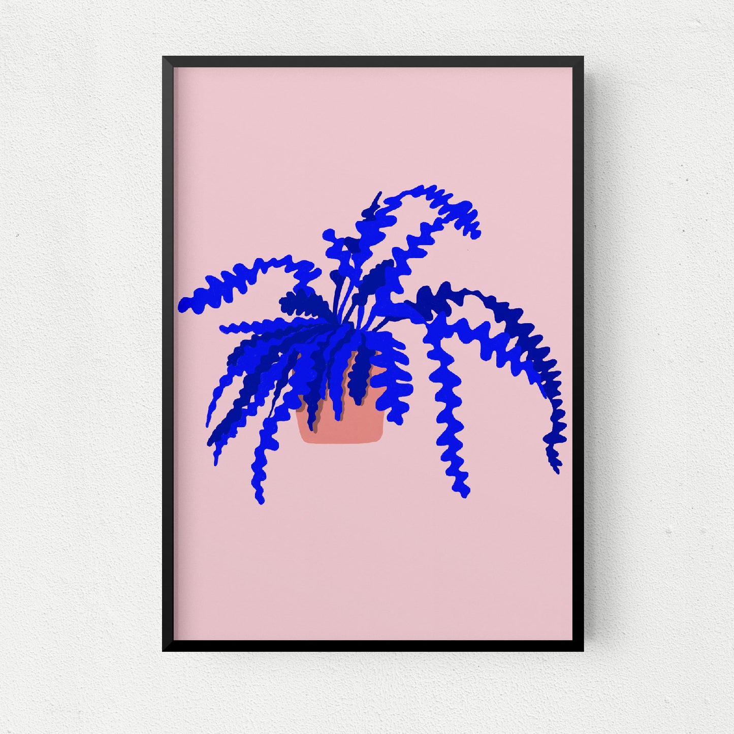Fishbone Cactus Art Print