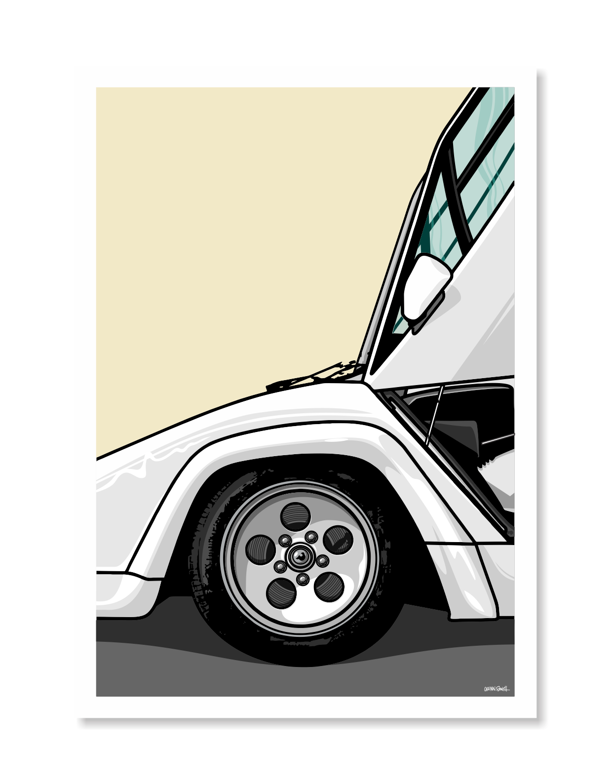 Lambo Art Print