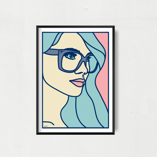 Lady 3 Art Print