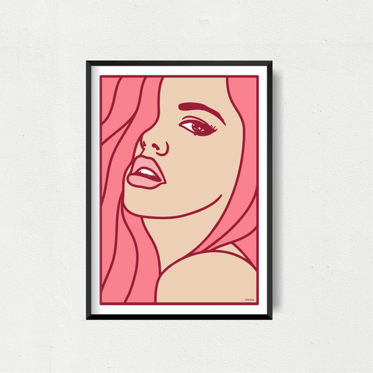 Lady 4 Art Print