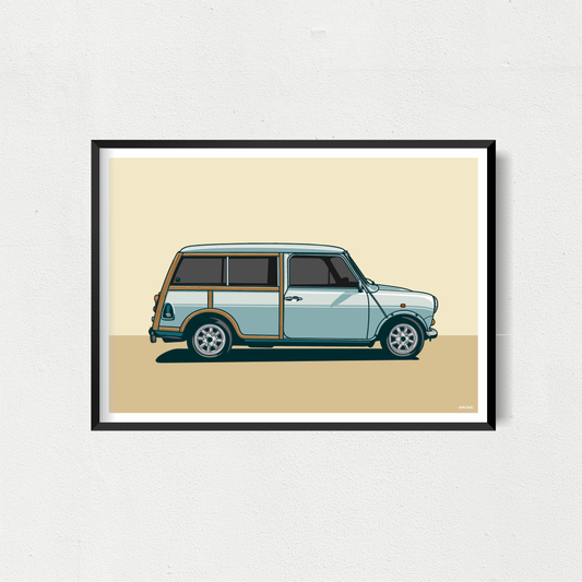 Mini Panel Van Art Print