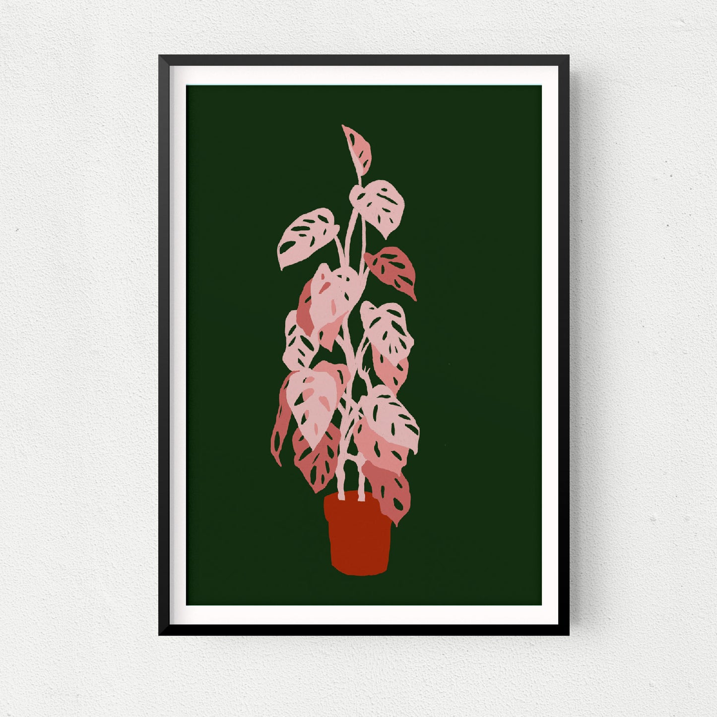 Monstera Adansonii Art Print