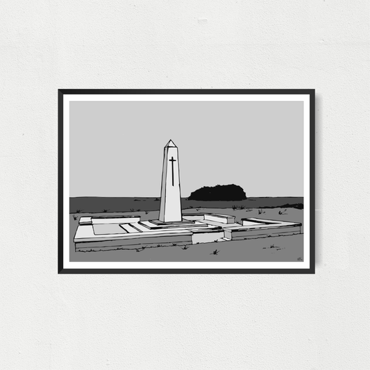Mount Maunganui Memorial Art Print