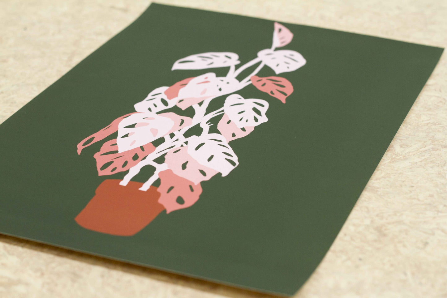 Monstera Adansonii Art Print