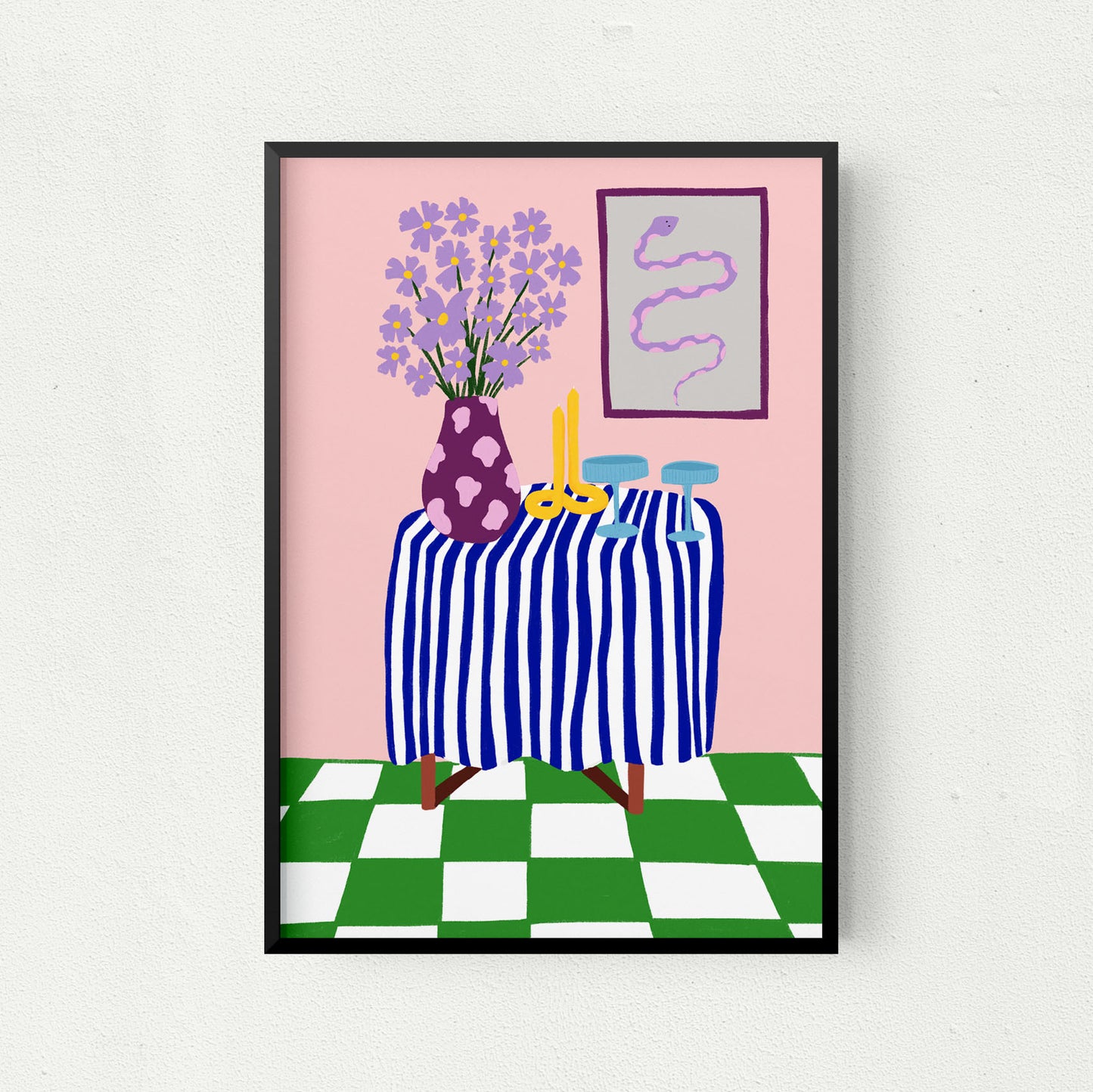 Stiil Life with Checks