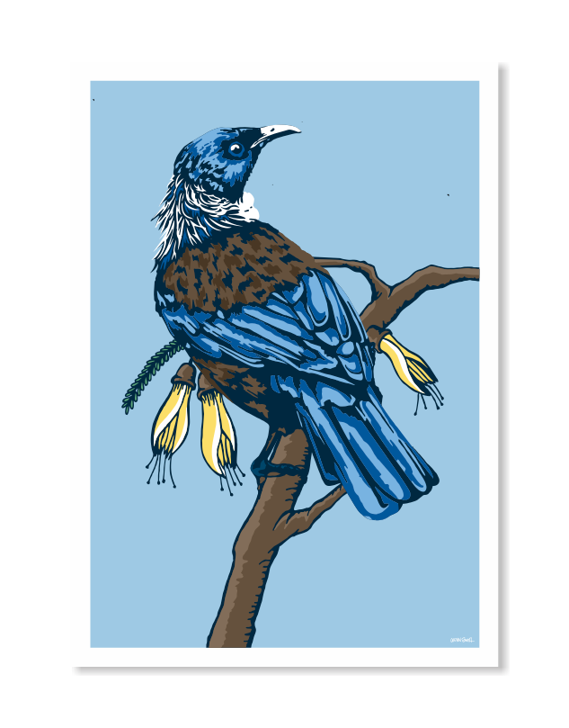 Tui Blue Art Print