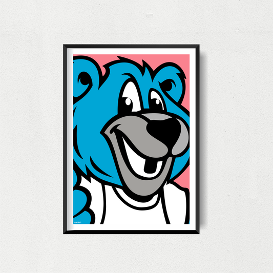 Close Up Bear Art Print