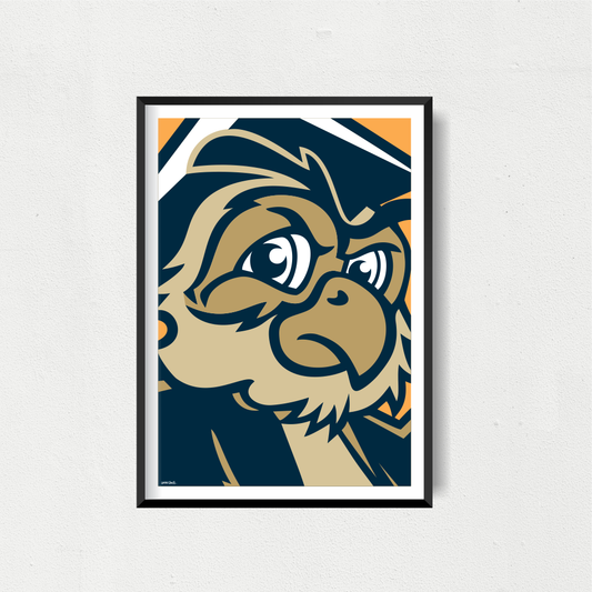 Close Up Owl Art Print