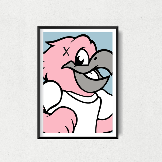 Close Up Parrot Art Print