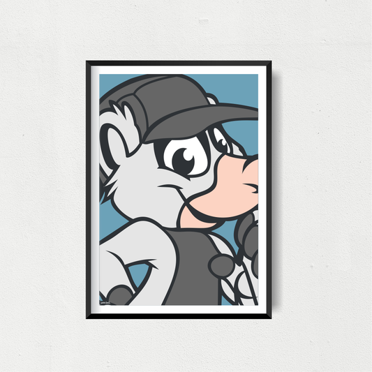 Close Up Opossum Art Print