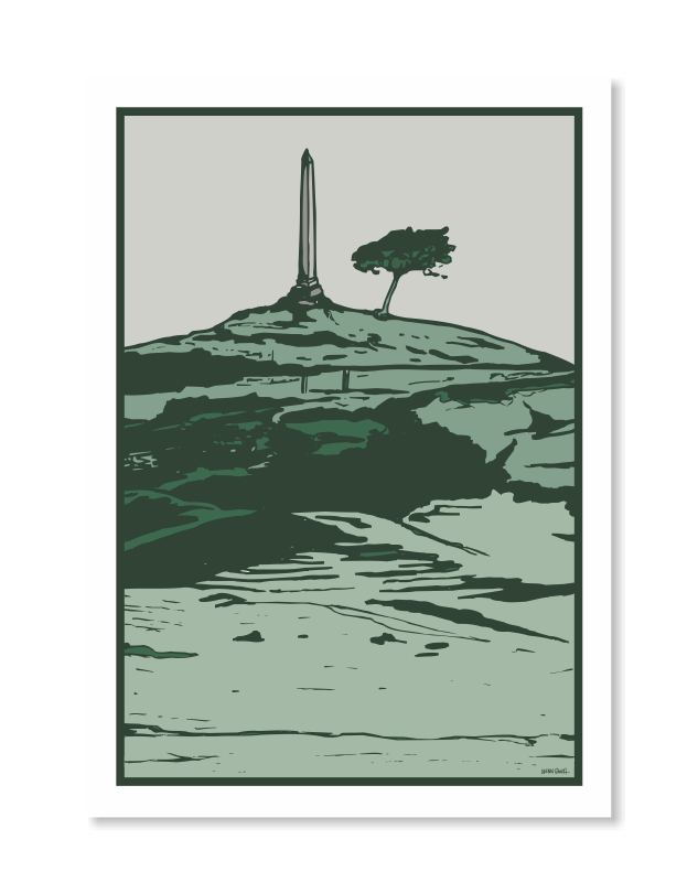 One Tree Hill Art Print