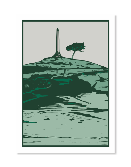 One Tree Hill Art Print by Glenn Smith