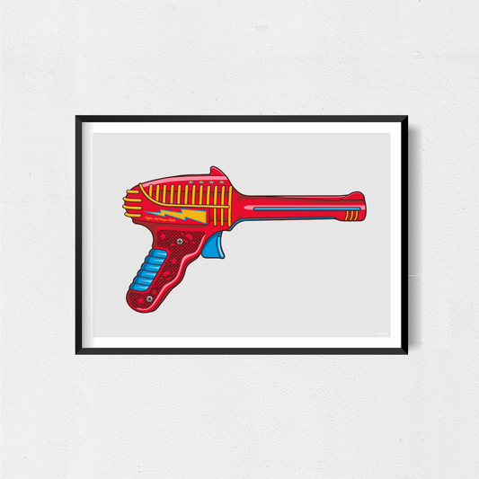 Ray Guns 7 Art Print