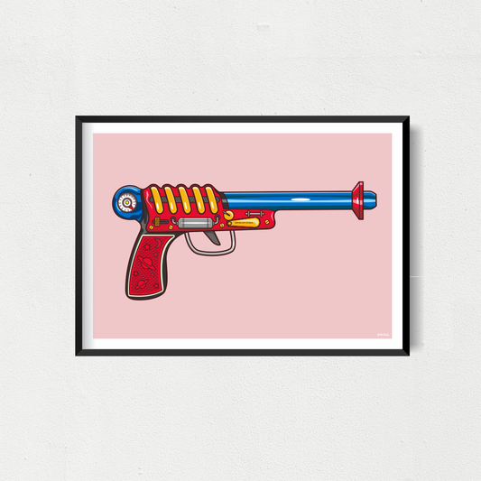 Ray Guns 4 Art Print