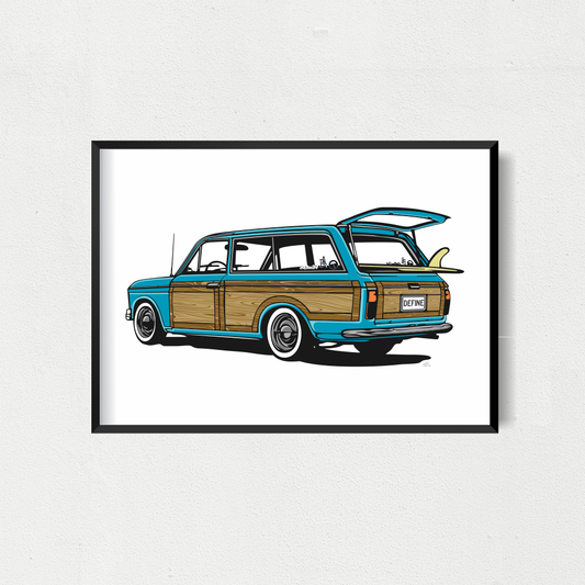 Beach Cruiser Art Print