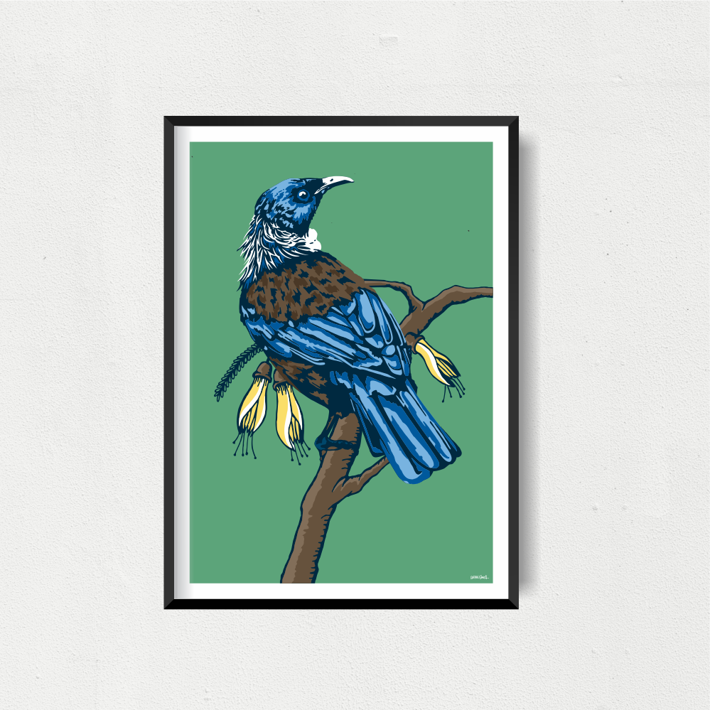 Tui Green Art Print