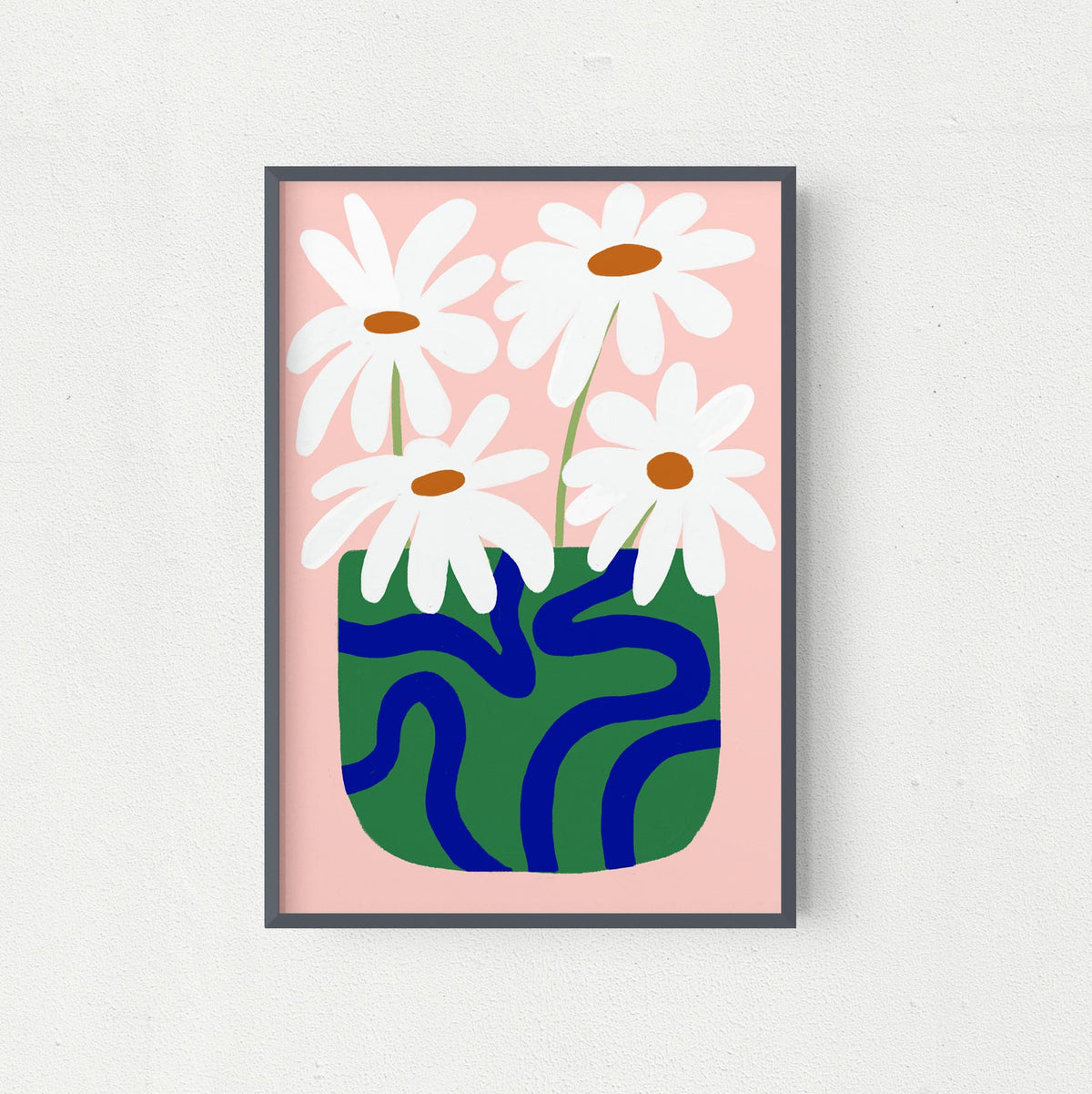 Flower Pot Cinque Art Print