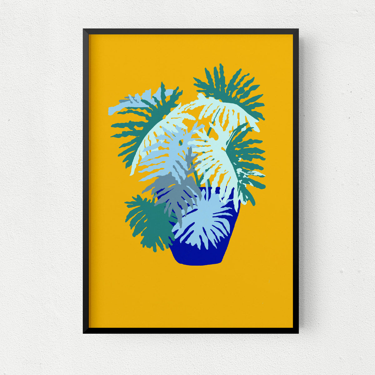 Variegated Tree Philodendron Art Print