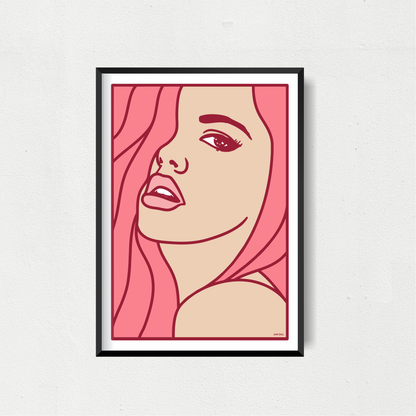 Lady 4 Art Print