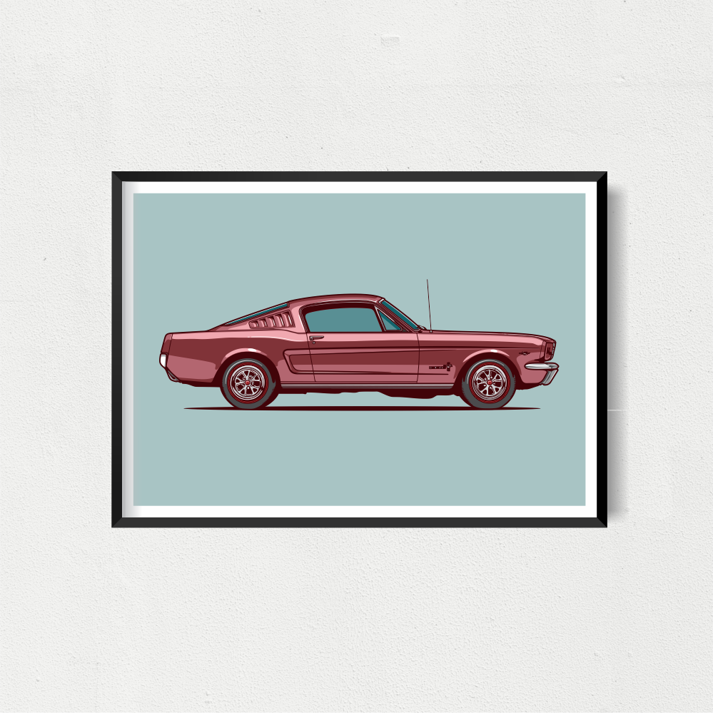 Ford Mustang Art Print