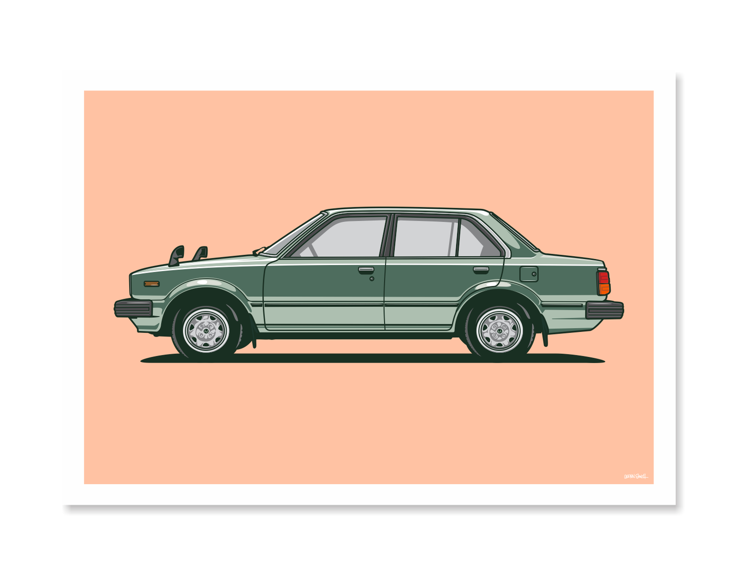 Honda Accord Art Print