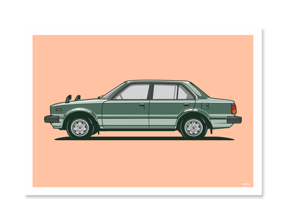 Honda Accord Art Print