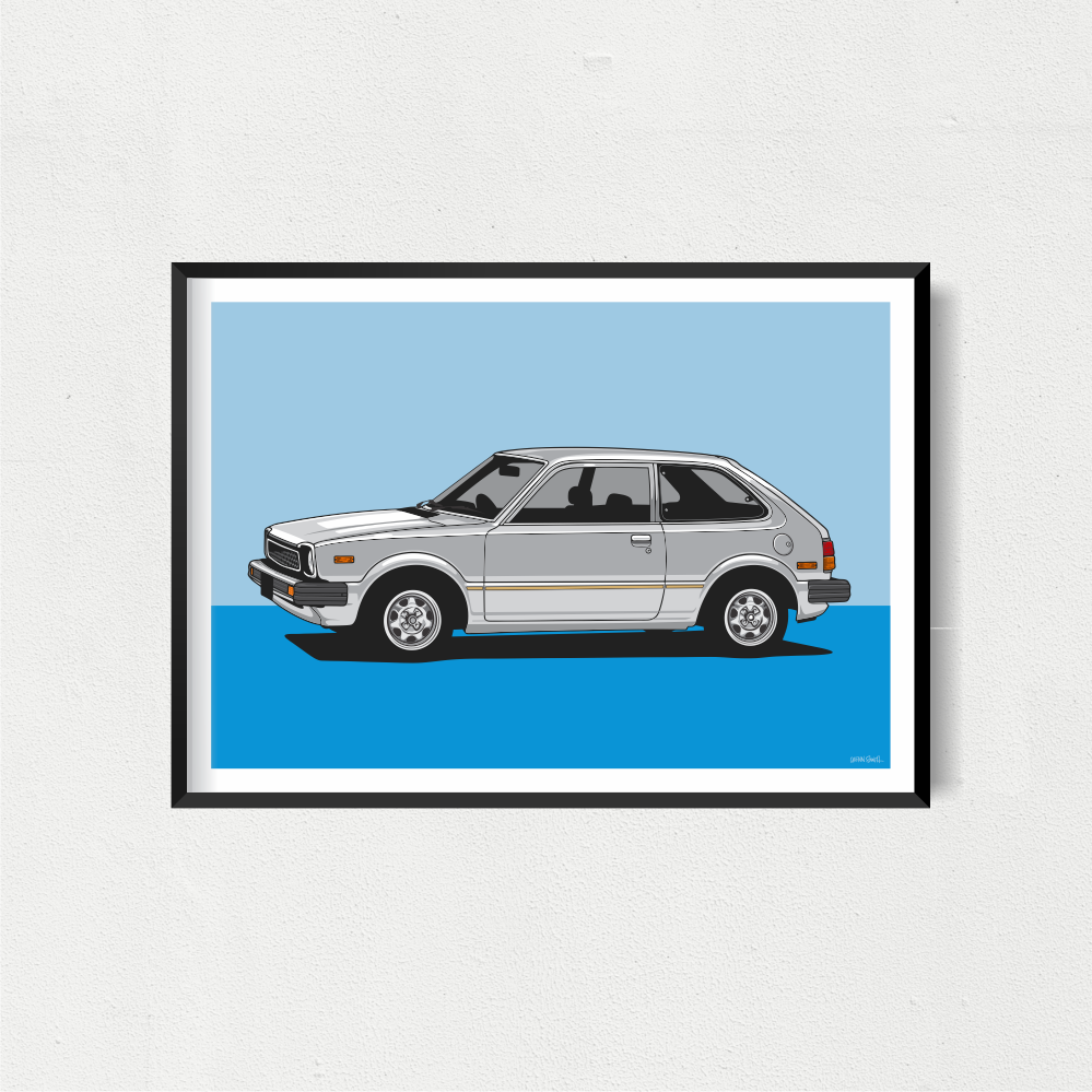 Honda Civic Art Print