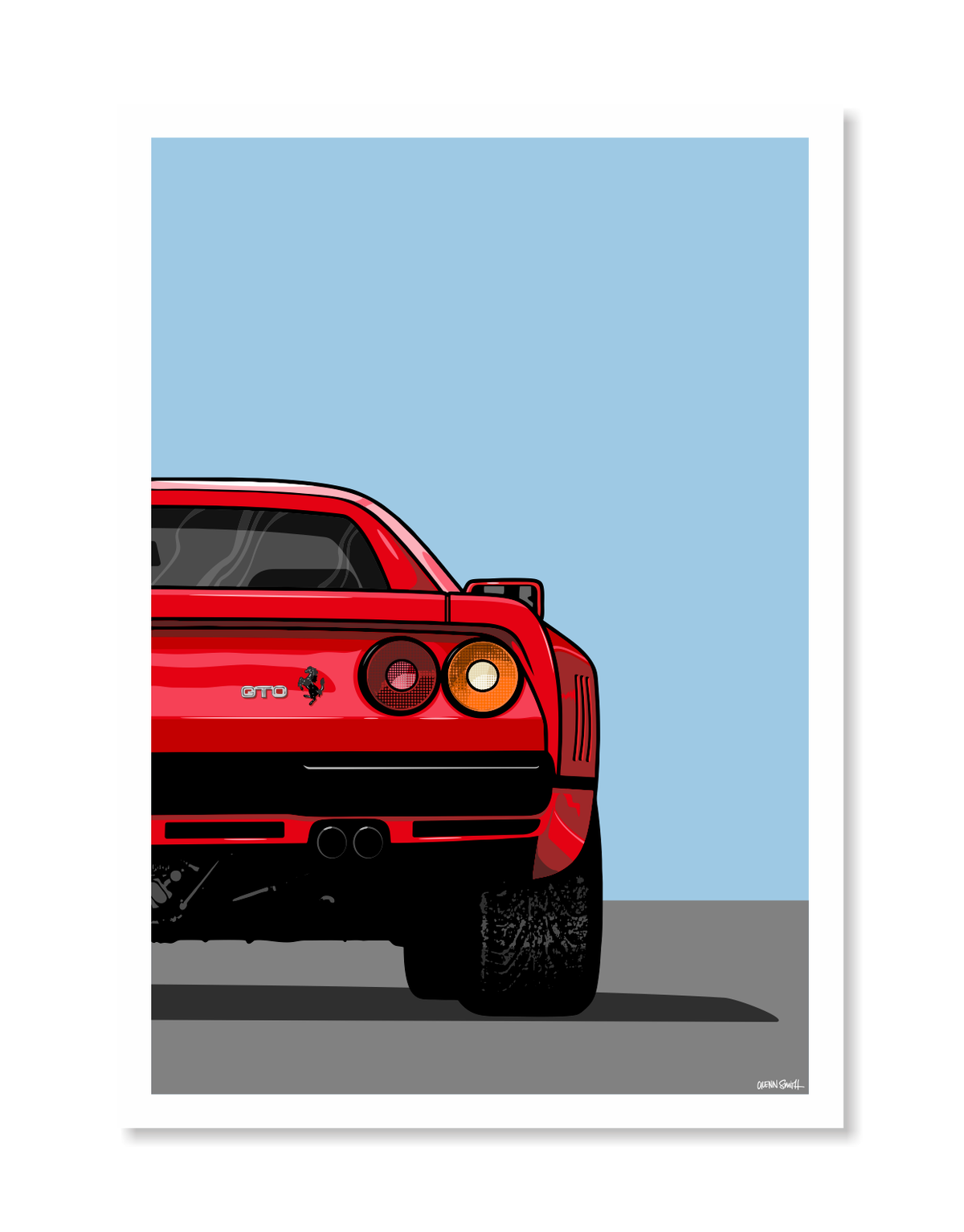 Ferrari Art Print